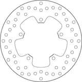 Brembo Disco de freno Brembo 68B407M8 fijo Serie Oro, trasero, 230 mm para Yamaha YZF-R 125, foto 3
