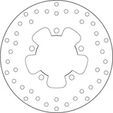 Brembo Disco de freno Brembo 68B407N5 fijo Serie Oro, trasero, 240 mm, foto 3