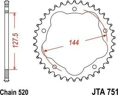 Corona JT Sprockets aluminio
