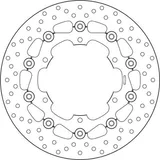 Brembo Disco de freno Brembo 78B40830 fijo Serie Oro, delantero, 298 mm, foto 3