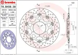 Brembo Disco de freno Brembo 78B40838 fijo Serie Oro, delantero, 296 mm, foto 3