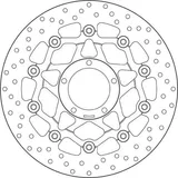 Brembo Disco de freno Brembo 78B40845 fijo Serie Oro, delantero, 305 mm, foto 3