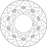 Brembo Disco de freno Brembo 78B40866 fijo Serie Oro, delantero, 310 mm, foto 3