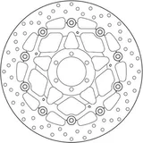 Brembo Disco de freno Brembo 78B40870 Serie Oro, delantero, 320 mm, foto 3