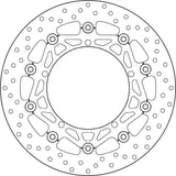 Brembo Disco de freno Brembo 78B40872 fijo Serie Oro, delantero, 320 mm, foto 3