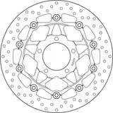 Brembo Disco de freno Brembo 78B40873 fijo Serie Oro, delantero, 320 mm, foto 3