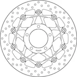 Brembo Disco de freno Brembo 78B40881 fijo Serie Oro, delantero, 320 mm, foto 3