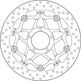 Brembo Disco de freno Brembo 78B40886 fijo Serie Oro, delantero, 320 mm para Ducati Streetfighter 848, foto 3
