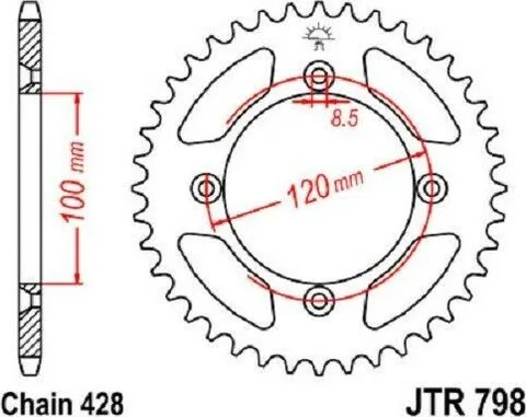Corona JT Sprockets aluminio