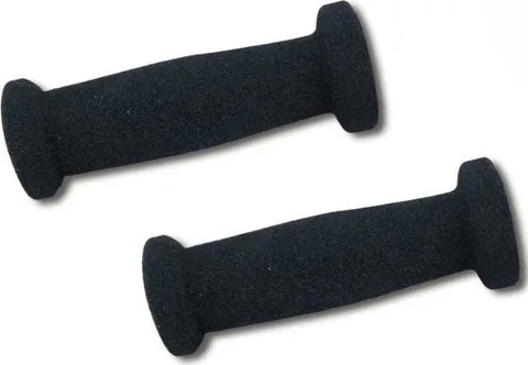 Puños Domino negro espuma soft 132mm