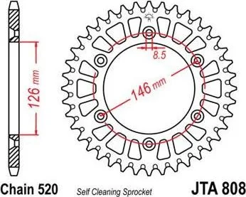 Corona JT Sprockets aluminio
