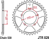 PBR Corona de aluminio PBR 82944AL C 530 para Suzuki 750 GSX R 88 89, foto 1