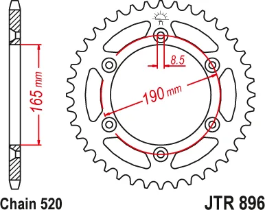 Corona JT Sprockets aluminio