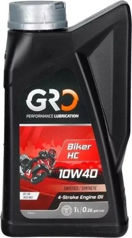Aceite de motor sintético GRO Biker HC 10W40 1 l