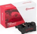 Brembo Pinza de freno delantera izquierda Brembo Stylema 920D02092 negra y roja 100mm, foto 2