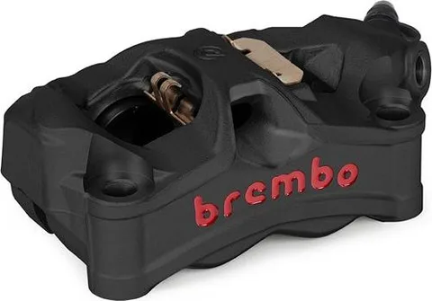 Pinza Brembo Stylema negro y rojo derecha 100mm