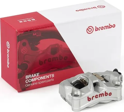 Pinza Brembo Stylema aluminio y rojo derecha