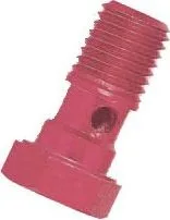 Tornillo 10X1 aluminio rojo