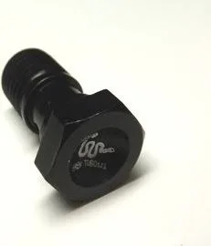 Tornillo 10X1,25 aluminio negro