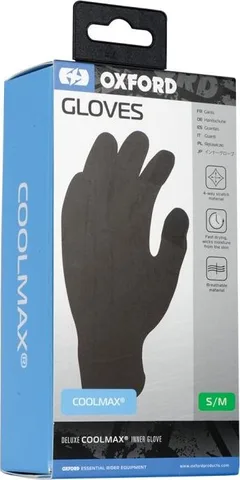 Sotoguantes Oxford CA211 Coolmax negros talla