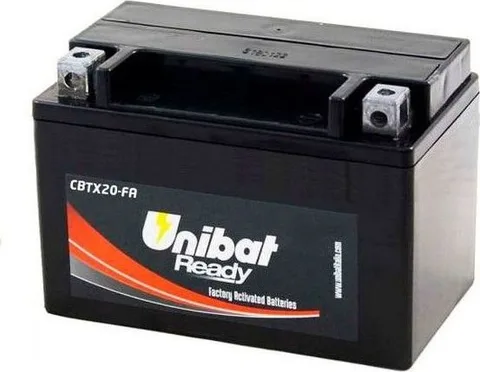 Batería moto Unibat GEL YBTX20 FA