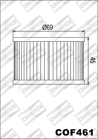 Filtro de aceite Champion COF461