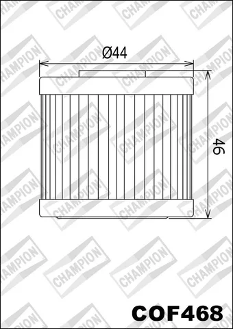 Filtro de aceite Champion COF468
