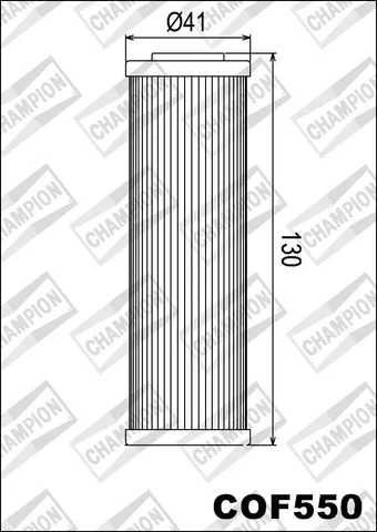 Filtro de aceite Champion COF550