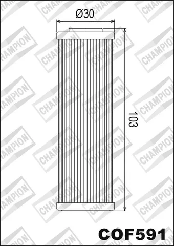 Filtro de aceite Champion COF591