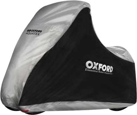 Funda para moto Oxford Aquatex MP3 negro/plata
