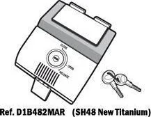 Recambio Shad conjunto mecánico SH48 gris titanio