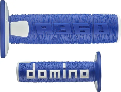 Puños Domino A360 Offroad azul blanco