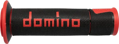 Puños de Domino A450 negro roj