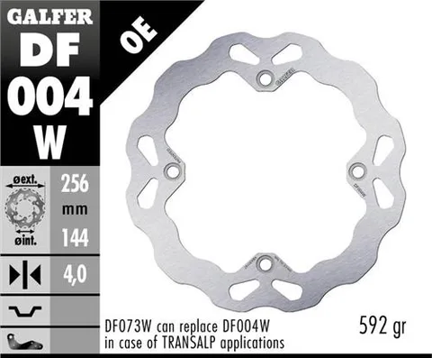 Disco Galfer Wave fijo 256x4mm