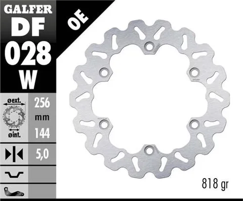 Disco Galfer Wave fijo 256x5mm