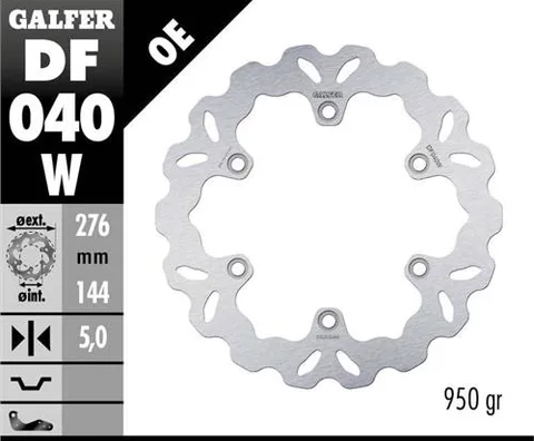 Disco Galfer Wave fijo 276x5mm