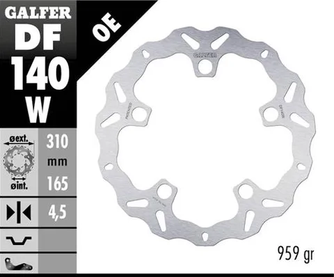 Disco Galfer Wave fijo 310x4.5mm