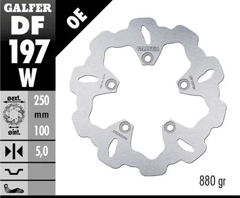 Disco Galfer Wave fijo 250x5mm