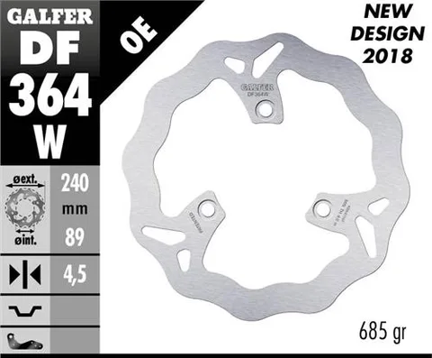 Disco Galfer Wave fijo 240x4.5mm