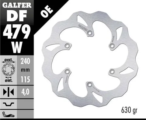 Disco Galfer Wave Fijo 240x4mm