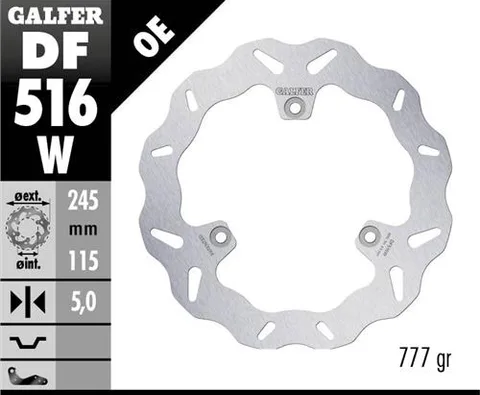 Disco Galfer Wave Fijo 245x5mm