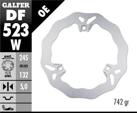 Disco Galfer Wave Fijo 245x5mm