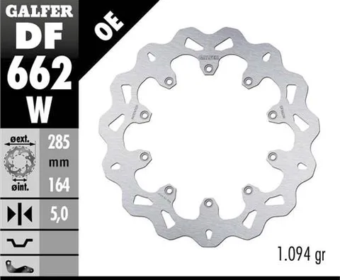 Disco Galfer Wave fijo 285x5mm