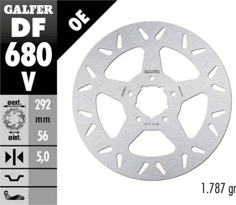 Disco Galfer Round fijo 292x5mm