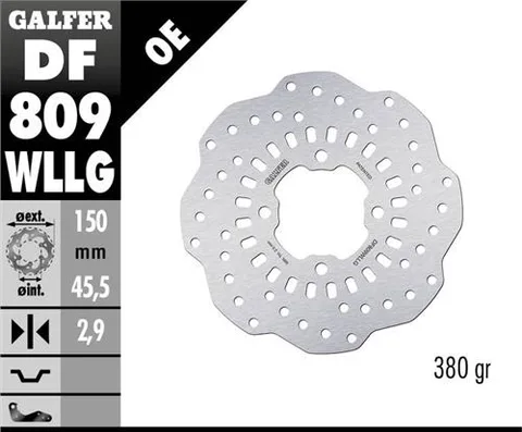 Disco Galfer Wave Fijo Full Type 150x2.9mm Racing