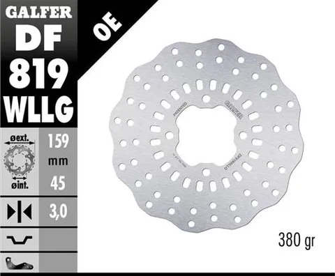 Disco Galfer Wave Fijo Full Type 159.5x3mm Racing