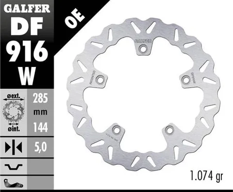 Disco Galfer Wave Fijo 285x5mm