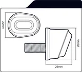 Oxford Intermitentes LED Oxford DarkEye EL352 homologados E-mark, foto 5