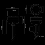 Oxford Luz delantera auxiliar para moto Oxford EL381 Front de aluminio, foto 3