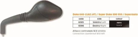 Espejo Duke 640-11AE (4T) Super Duke 990 950
